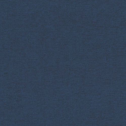 Tapete Vlies Uni Strukturiert dunkelblau Rasch Florentine 449860