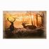 Bild-Keilrahmen-Wandbild-Hirsch-Wald-Sonne-78x118c 1