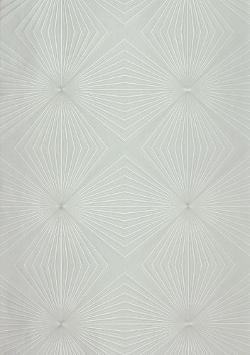 Harald Glööckler Tapete Vlies Grafik grau silber Metallic 54852
