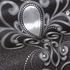 Ware Harald Glööckler Tapete Vlies Barock anthrazit Metallic 54853 3