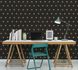 Homefacto:Ri Stern Tapete Vlies Sterne schwarz gold Glanz 34760-4 Raumbild 3