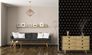 Homefacto:Ri Stern Tapete Vlies Sterne schwarz gold Glanz 34760-4 Raumbild 4