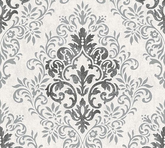 Artikelbild Jette Joop Tapete Vlies Barock anthrazit grau Metallic 33924-1