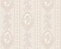 Tapete Vinyl Barock Streifen cremebeige Glitzer 1861-33 Belle Epoque 1