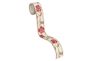 Roll picture Wallpaper Border self-adhesive Bloom leaves cream 2820-19 2