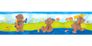 Article picture Wallpaper Border self-adhesive Kids Teddy Crayons colourful 8960-18 1