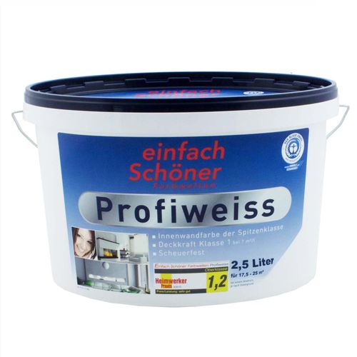 Profiweiss Wandfarbe Einfach Schöner Farbe Innenfarbe 2,5l