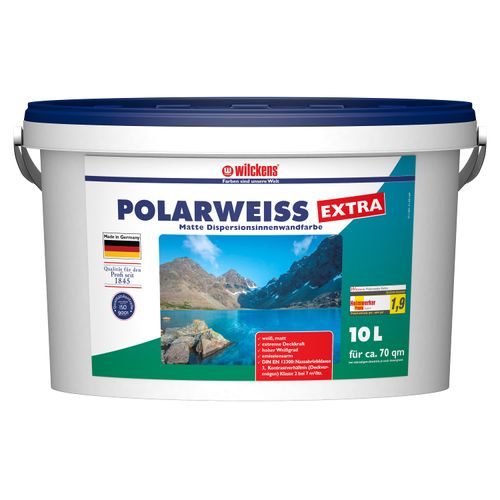 Paint White Indoor Polarweiss Extra 10 liters Wilckens