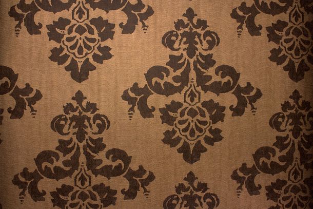 Wallpaper Vintage Ornament copper brown Fuggerhaus Ensemble 4782-49