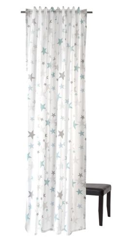 Article picture Loop Curtain Drape Stars childs 245x140cm Homing non-transparent 5910-08
