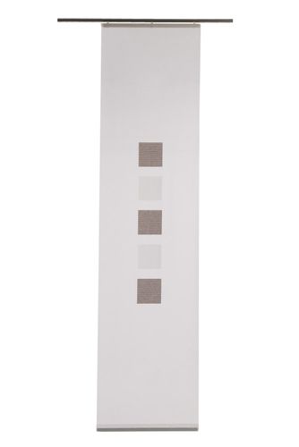 Article picture Panel Curtain Drape Elias graphic 245x60cm Homing semi-transparent 5915-10