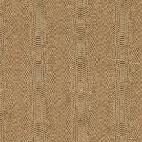 Artikelbild Dieter Langer Tapete Vlies Tango Schlangenhaut messing Metallic 58844