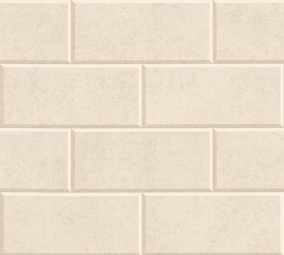 Tapete Vlies Versace Home 3D Fliesen cremebeige beige 34322-1