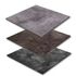 Gewerbe Teppichfliesen Beton-Optik Teppichboden 50x50cm 1