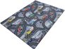 Kids Carpet Disney Cars Rug Streets Play in 3 Colors 3 Sizes grey skewed 3
