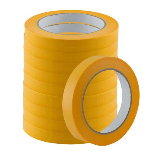 10x Adhesive Gold-Tape Masking Painting Tape 50m x 19mm