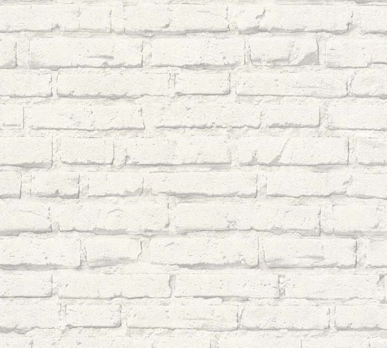 Wallpaper stones white light grey AS Creation Free Nature 34399-2