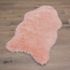 Schaffell Teppich Kunstfell Teppich Lammfell Fellteppich Schaffell Bettvorleger shape pink Produktbild