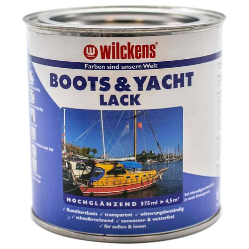Bootslack Yachtlack Wilckens transparent hochglänzend 375ml