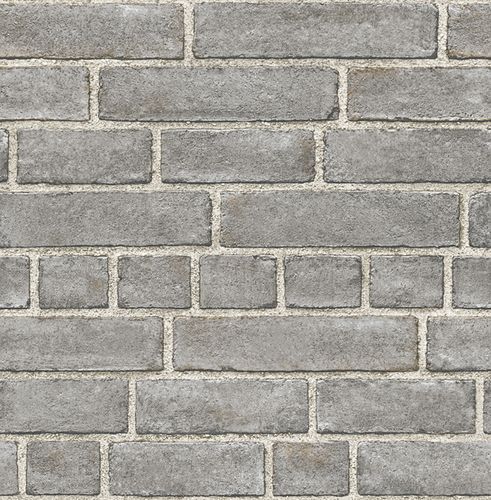 Artikelbild Vliestapete Rasch Textil Backstein Wand dunkelgrau 024050