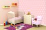 Raumbild Spielteppich Einhorn Mädchen Sterne Kinderteppich Lila WASCHBAR 95x133 cm 7