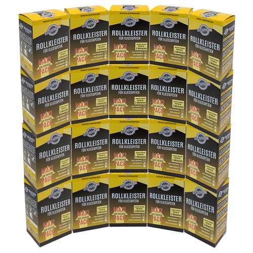 20x Maxi Pack Rollkleister Vlies Instant Kleister Vliestapeten 10kg