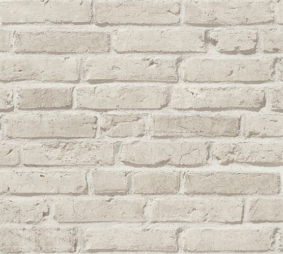 Tapete-Vlies-AS-Creation-Backstein-Mauer-beigeweis