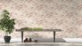 Room picture Non-woven Rasch natural stone used cream white grey  939309 3