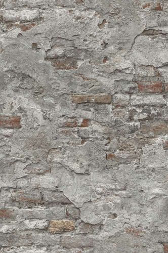 Vliestapete Rasch Factory 3 Naturstein Used grau rotbraun 939330