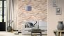 Raumbild 2 Vliestapete Rasch Factory 3 Beton Used taupe grau 939538 4