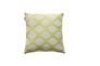 Cushion Cover Pillow Slip Comb graphic retro green beige 45x45cm 5990-04 1