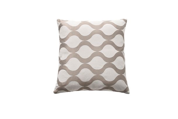 Kissenbezug Kissenhülle Deko Kissen Comb Retro Grafisch beige braun 45x45cm 5990-28