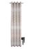 Product picture Eyelet Drape Window Curtain Comb graphic non-transparent grey silver 5988-16 2