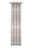 Eyelet Drape Window Curtain Comb graphic non-transparent grey silver 5988-16 1
