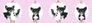 Tapeten-Borte-Kinder-Hund-Chihuahua-rosa-schwarz_1 1