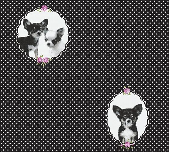 Tapete-Kinder-Hund-Chihuahua-schwarz-weiss-35851_1