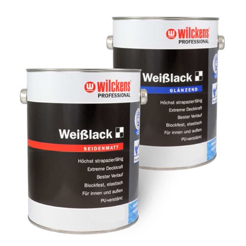 Professional Weißlack Wilckens Grundierung glänzend seidenmatt 0,75 L