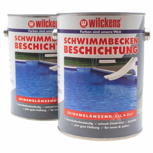 Artikelansicht Schwimmbeckenbeschichtung Wilckens poolblau 2,5l