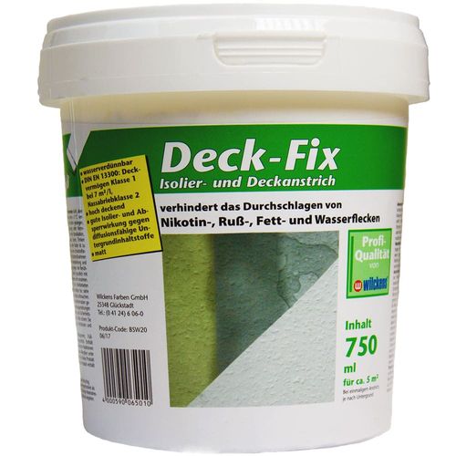 Deck-Fix Grundierung & Deck- und Isolieranstrich Wilckens 750ml