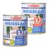 2in1 White Lacquer by Wilckens gloss & silk-mat 0,75 litre 1