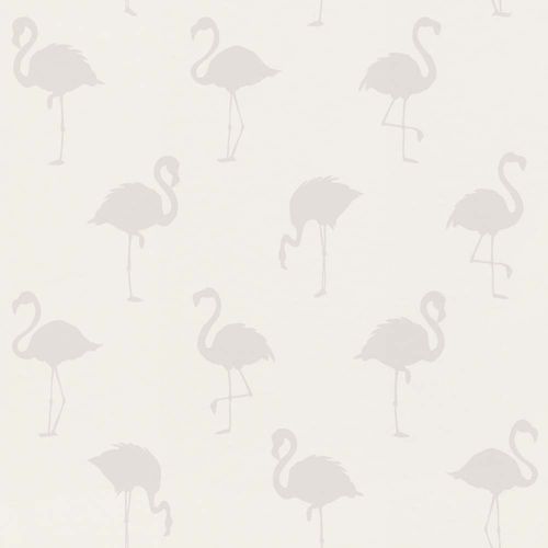 Article picture Wallpaper child Flamingos white silver Rasch Textil 038917