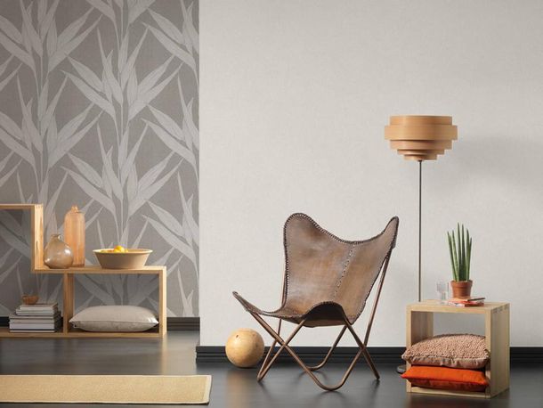 Wallpaper Non-Woven Mottled Design dark beige livingwalls 2973-10