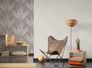Wallpaper Non-Woven Mottled Design dark beige livingwalls 2973-10 1