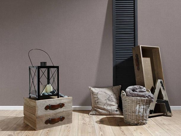 Wallpaper Non-Woven Mottled Design brown livingwalls 36378-8