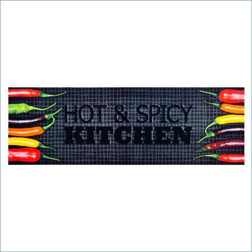 Kitchen Carpet Rug Runner Mat Hot & Spicy Chilli | non-slip