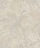 Artikelabbildung Tapete Vlies Blätter beige grau Glitzer Rasch Textil Abaca 229164 1