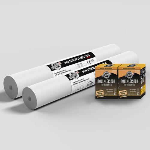 2x Non-Woven Lining Paper Mastervlies Expert + Paste