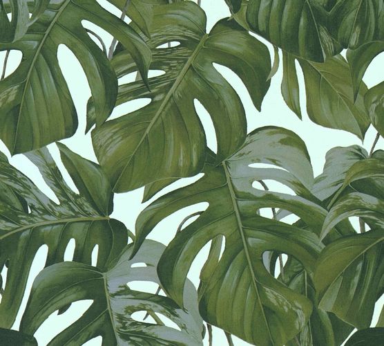 Artikelbild Michalsky Tapete Vlies Natur Floral mintgrün 36519-3