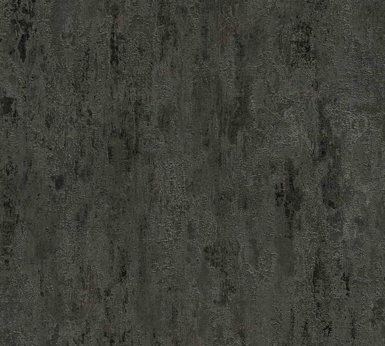 Tapete-Vlies-Vintage-Used-schwarz-metallic-32651-5