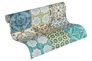 Product picture Wallpaper Non-Woven oriental tiles green turquoise 36485-1 2